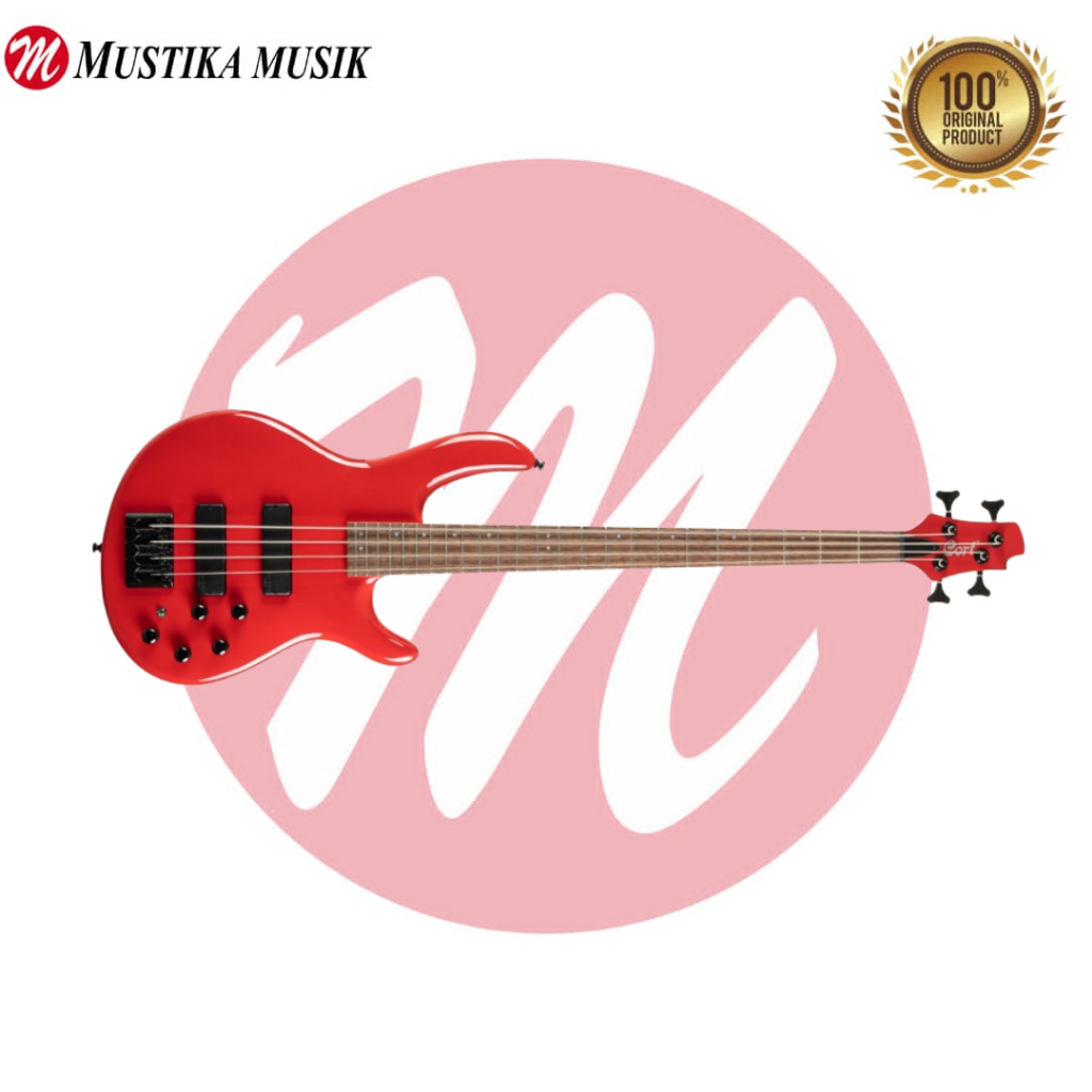Gitar Electric Bass CORT C4 DELUXE-CRD -CASE