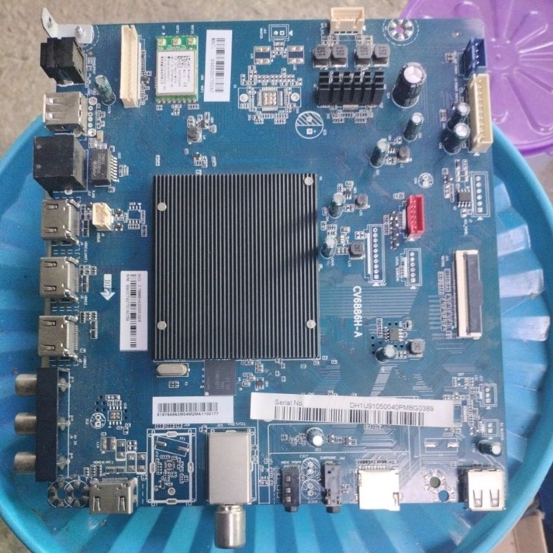 MB MAINBOARD MESIN TV AQUA LE58AQT6600UG 58AQT6600UG 58AQT6600 UG baru/new