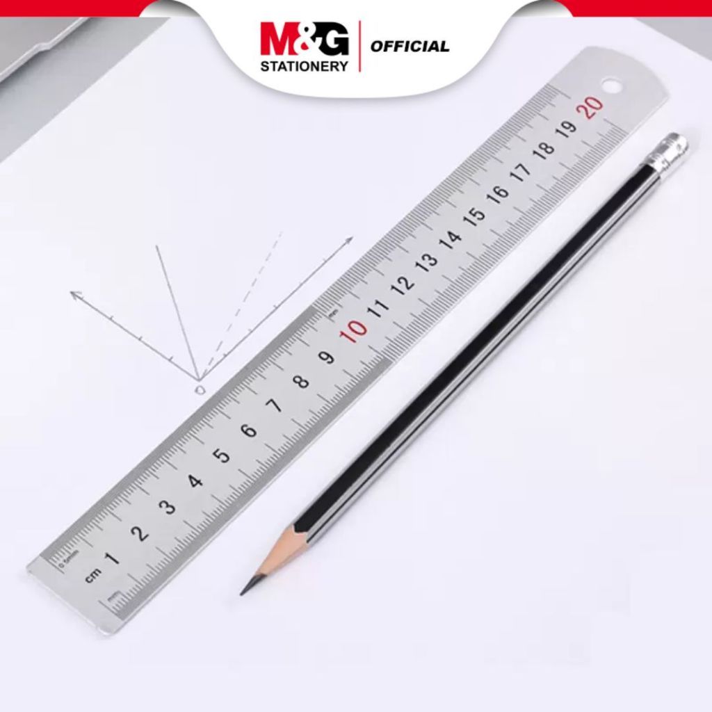 

M&G Penggaris 15cm Aluminium Alloy Ruler - ATK