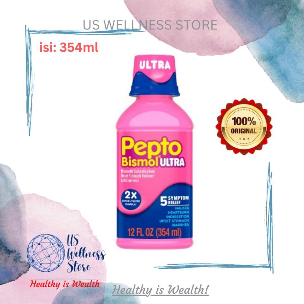 Pepto Bismol Ultra gangguan pencernaan diare maag 354ml ORI USA