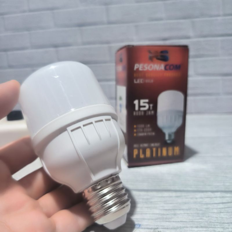 pesonacom Lampu LED Murah 15 Watt Cahaya Putih