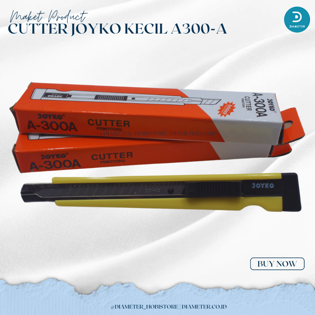 

JOYKO - Cutter Joyko Kecil/Pisau Cutter A-300A