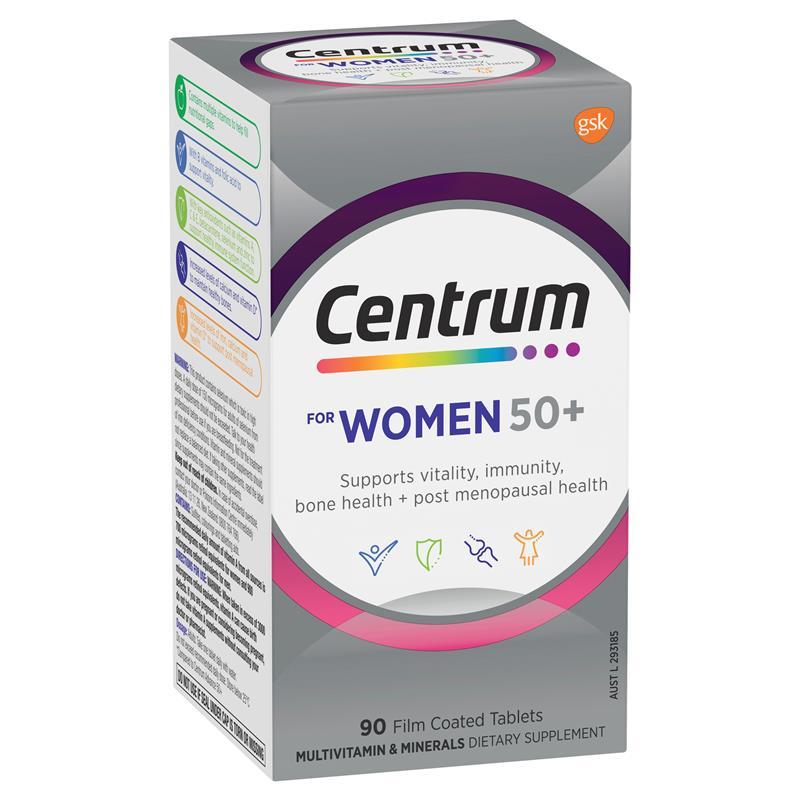centrum women 50+ 90 tabs