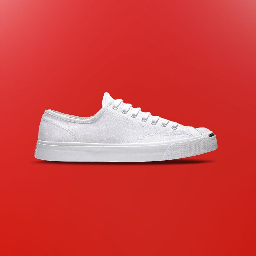 Converse Jack Purcell White Canvas Low 100% Original