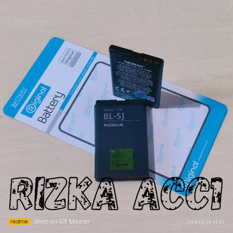Baterai Batre Hp Nokia BL5J / Nokia C3-00 200 201 302 Asha BL-5J BL5J Battery Batere Hp