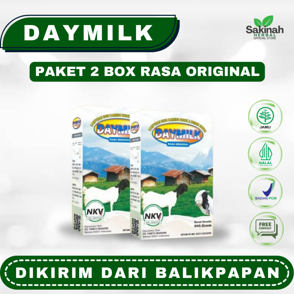

Paket 2 Box DayMilk - Susu Kambing Etawa Bubuk Dari Bahan Berkualitas Dan Terjangkau Untuk Membantu Imunitas Tubuh Balikpapan