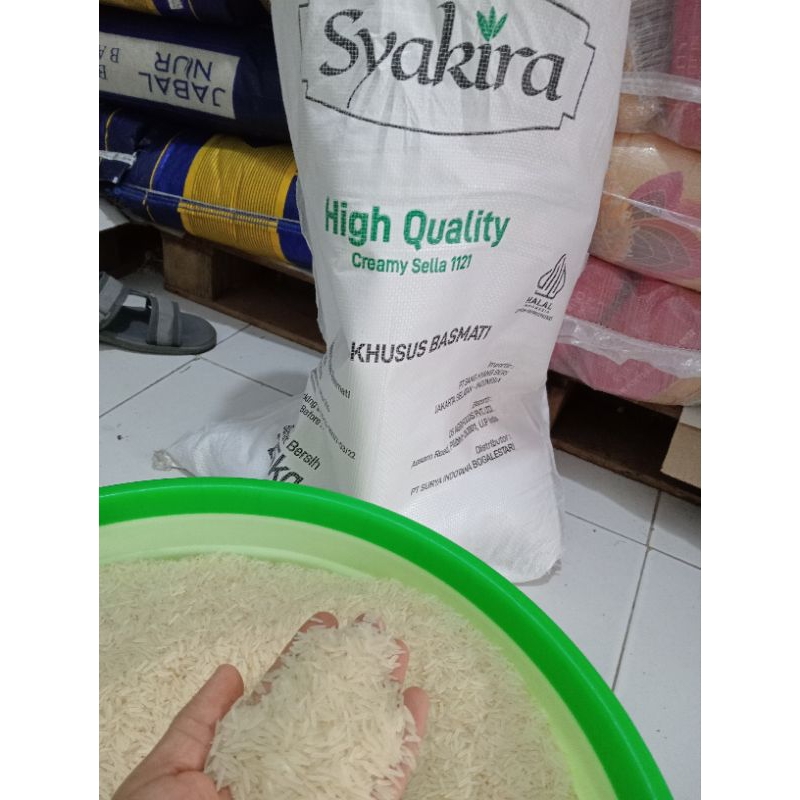 

Beras Basmati Syakira High Quality Creamy Sella