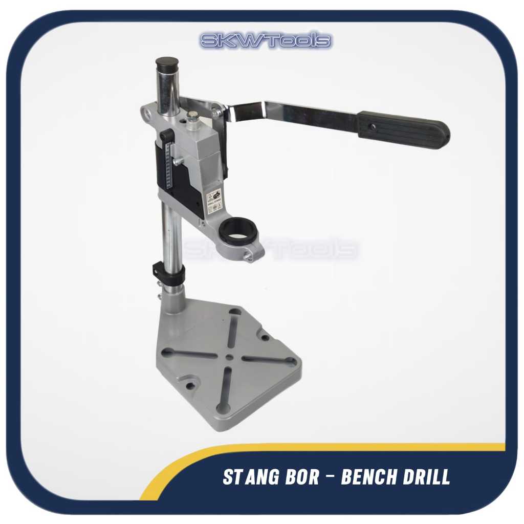 Drill stand dudukan mesin bor tangan menjadi bor duduk stand drill bor