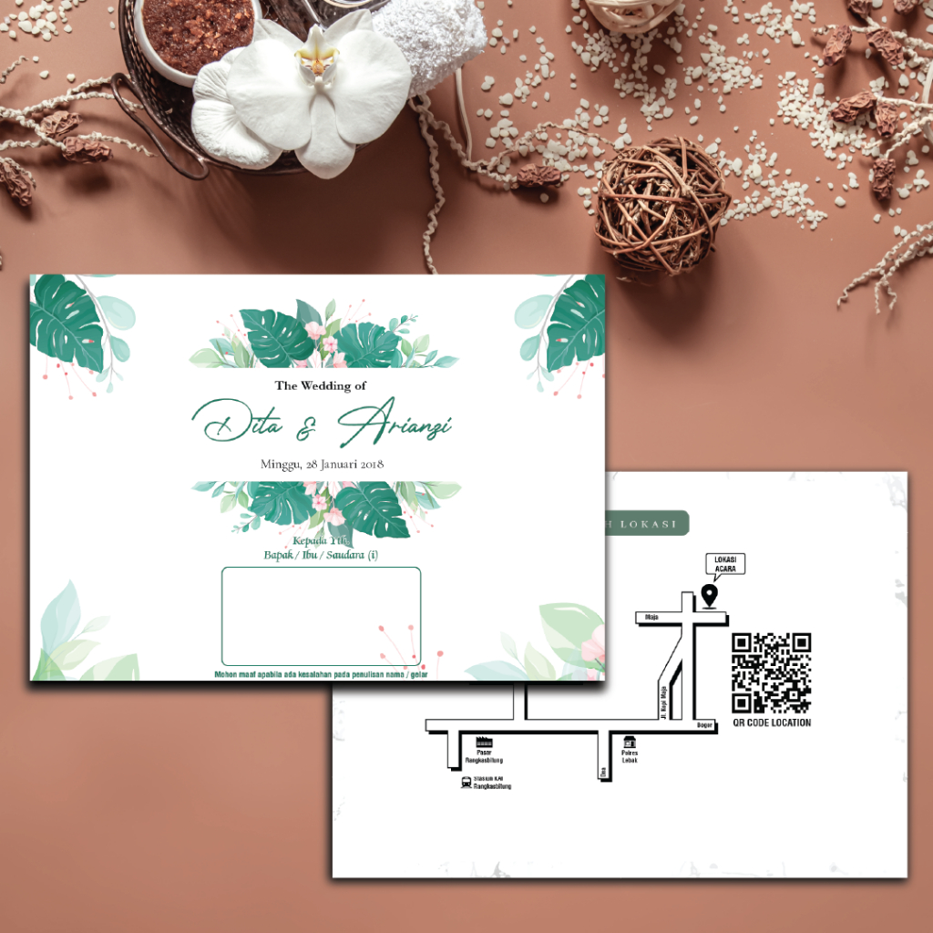 Surat Undangan pernikahan Free Undangan Website aestethic, vintage, elegan, unik, murah, mewah