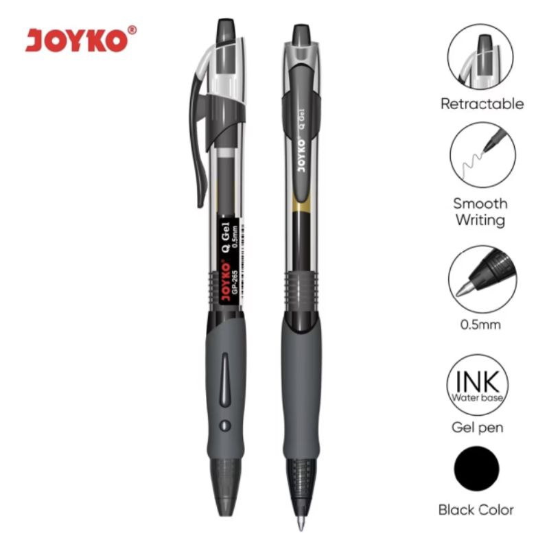 

Gel Pen Pulpen Pena Joyko GP-265AN Q4 Gel 0.5 mm