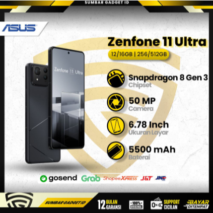 Asus Zenfone 11 Ultra [12GB/128GB | 16GB/512GB] Qualcomm Snapdragon 8 Gen 3 Garansi Resmi