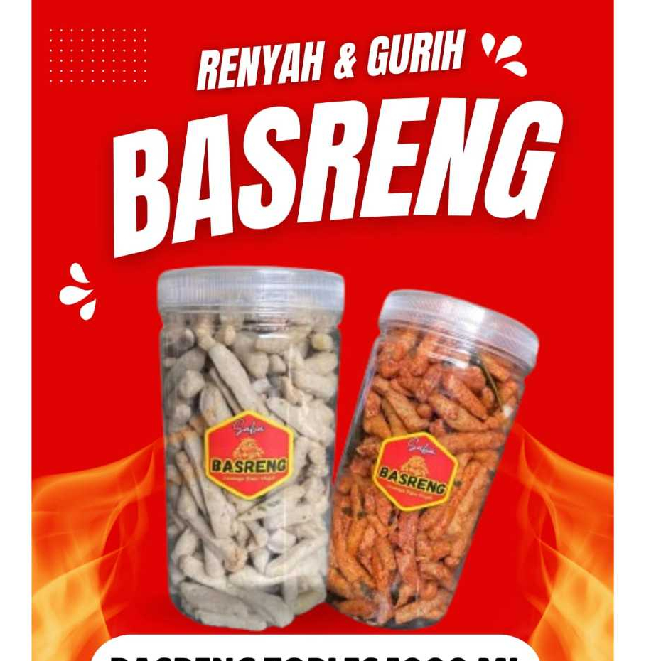 

Basreng Toples Viral Stik Pedas Daun Jeruk Cabe Asli isi 1000ml
