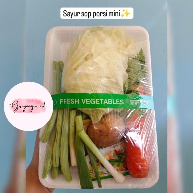 

KIRIM INSTAN sayur fresh paket sayur kuah