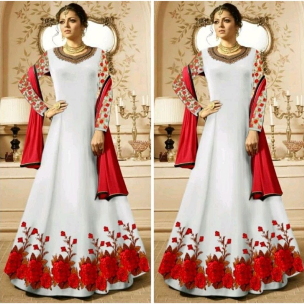 REAL VIDEO UN2426 Gamis India Bordir Sadhika 3WARNA | PS | Maxi Long Dress Muslim | Gamis Pakistan |