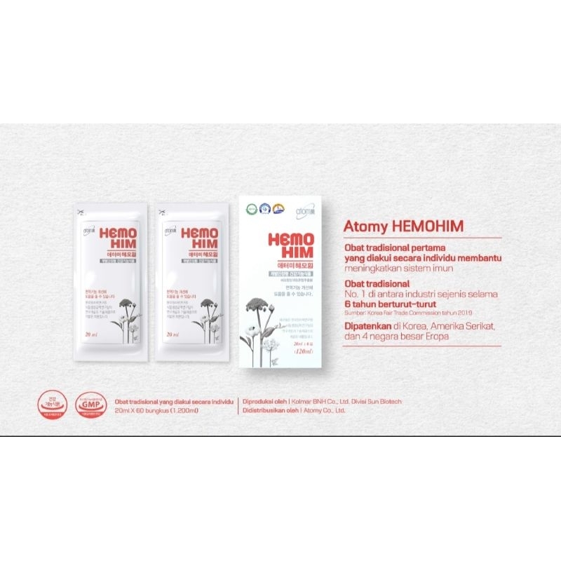 

HEMOHIM HERBAL 1 BOX ISI 60 SACHET