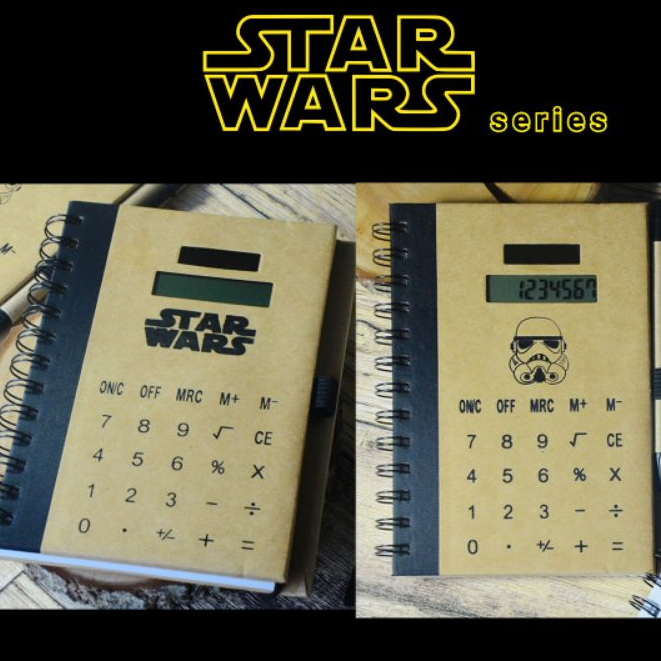 

Notebook 3in1-Kalkulator,sticky note,pen/Buku agenda kerja/Notebook with calculator,sticky note,pen