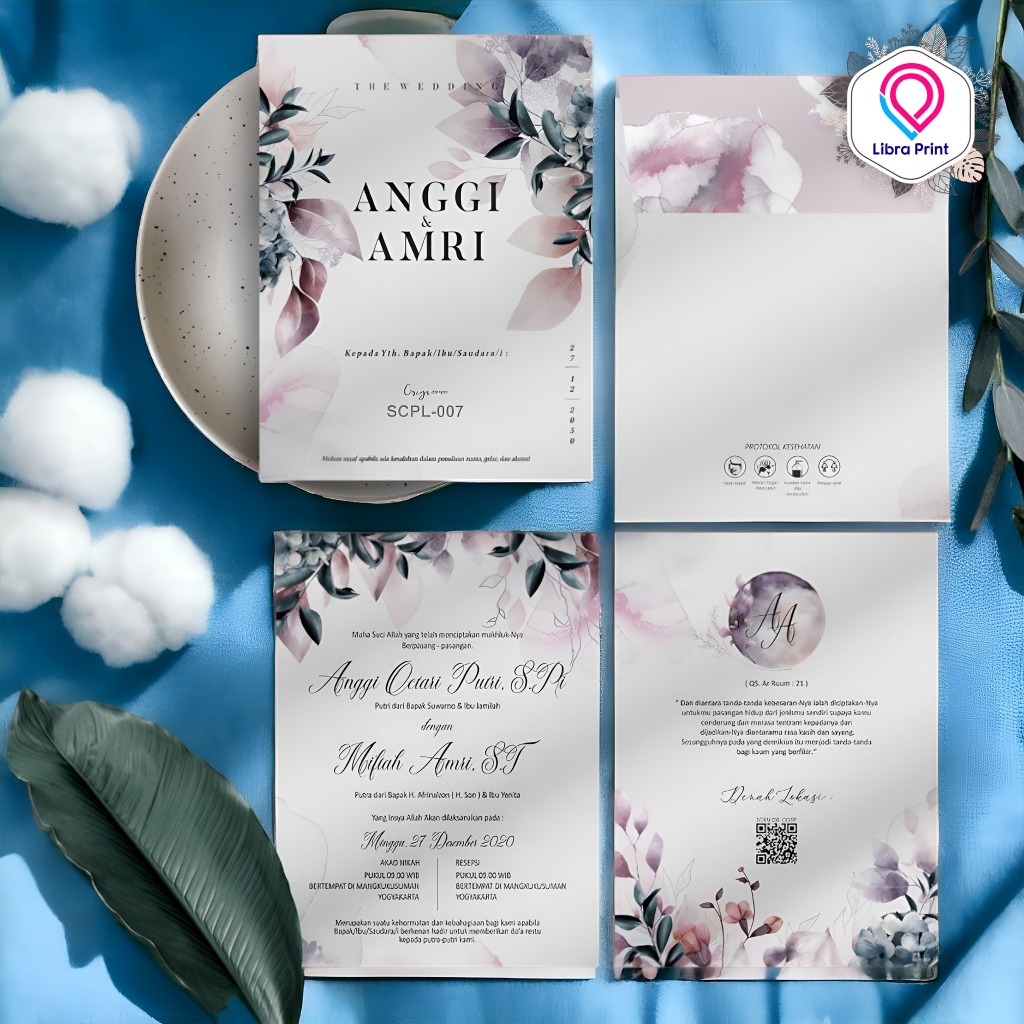 Undangan Pernikahan/Khitanan Amplop Blangko Griya SCPL
