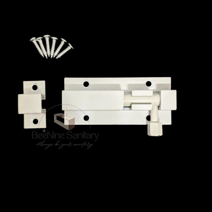 Grendel VICO / Grendel Pintu dan Jendela / Selot / Selot Pintu dan Jendela Warna Putih