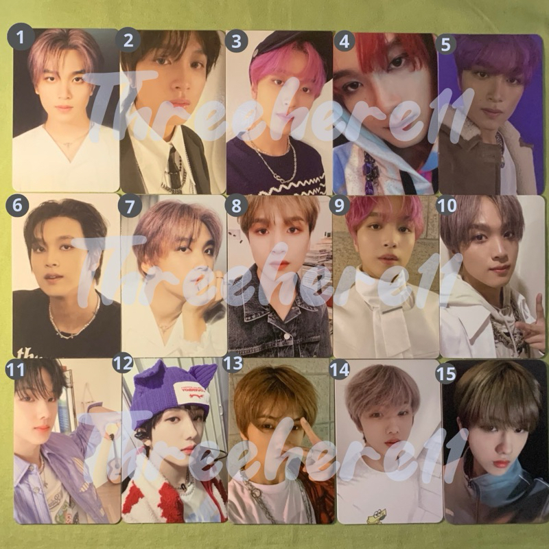 Photocard haechan jisung pilek glitch mode the dream show 2 neo zone ccomaz season greeting official