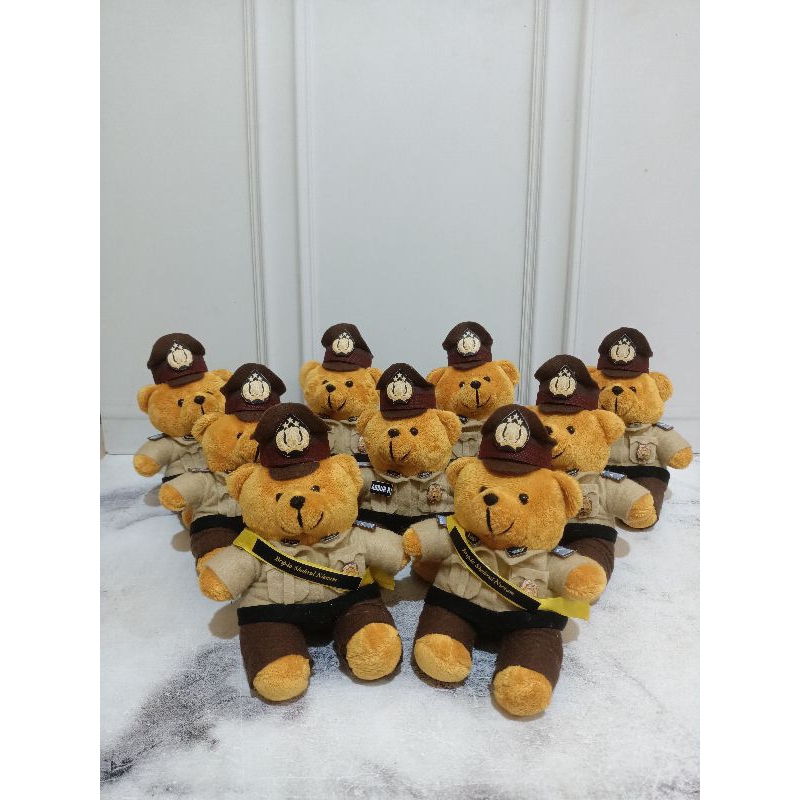 BONEKA PROFESI POLISI/ BONEKA POLISI/ BONEKA WISUDA/ BONEKA PELANTIKAN/ BONEKA POLRI