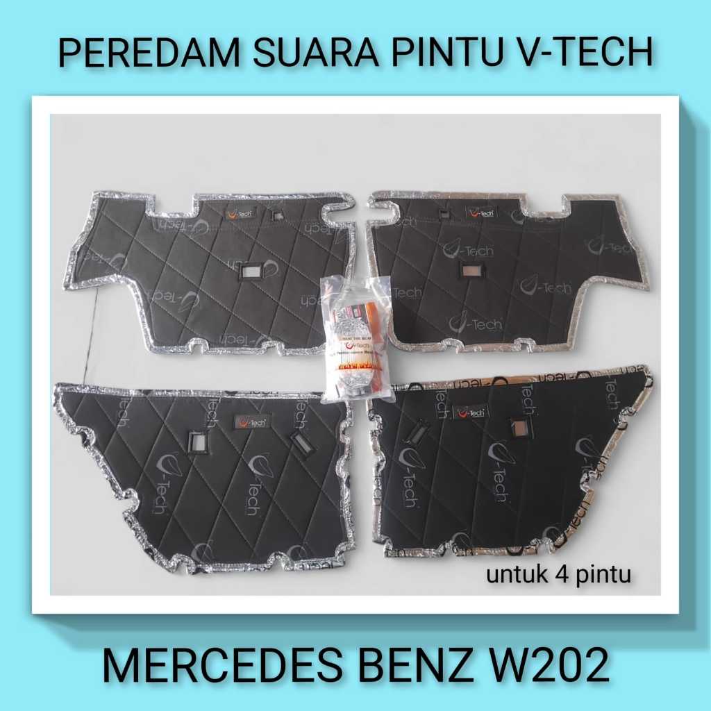 MERCEDES BENZ W202 Peredam Suara Pintu Aksesoris Mobil VTECH Ori Plug n Play
