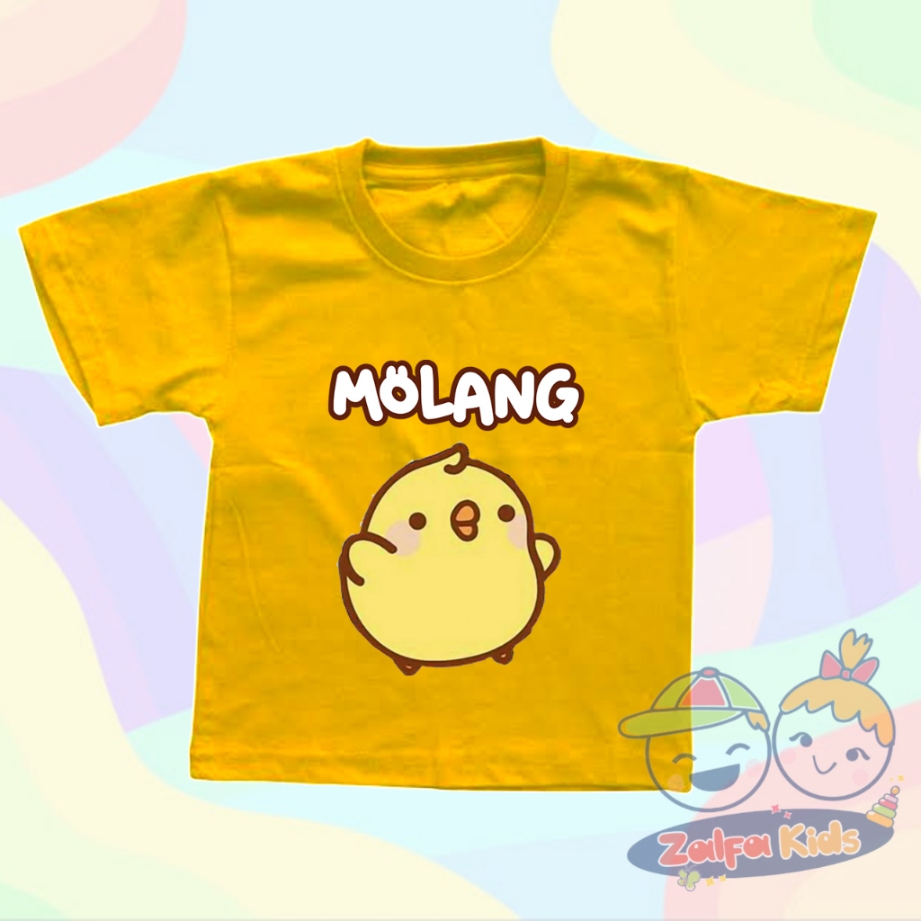 BAJU ANAK KAOS ANAK MOLANG CHICK