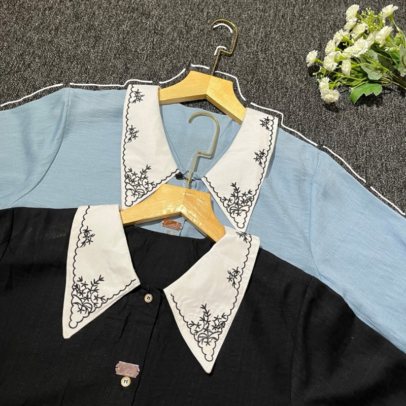 Atasan Korea by Cetar Fashion Hits  / Baju Crop Cewek / Crop Lengan Panjang