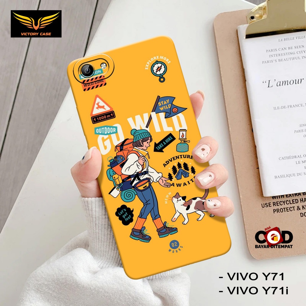 Case Hp Vivo Y71 / Y71i Terbaru Motif AESTHETIC Bahan Softcase Silikon Lentur & Tebal