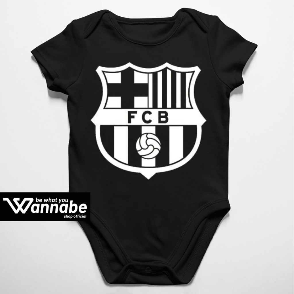 JUMPER BAYI BOLA BARCA LOGO 7 JUMPER LUCU BAJU BAYI PAKAIAN BAYI