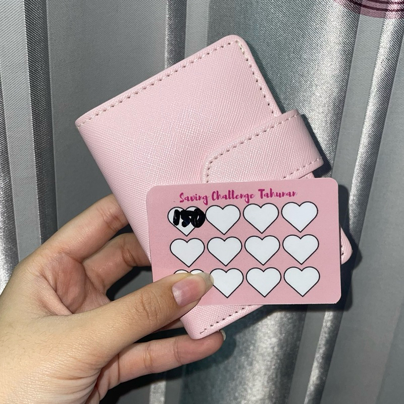 

Saving Challenge Tahunan Dompet Kecil Baby Pink