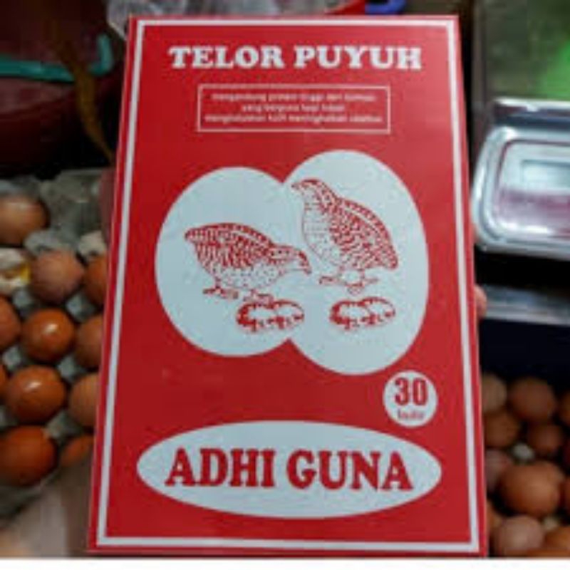 

telor puyuh perPACK/30butir