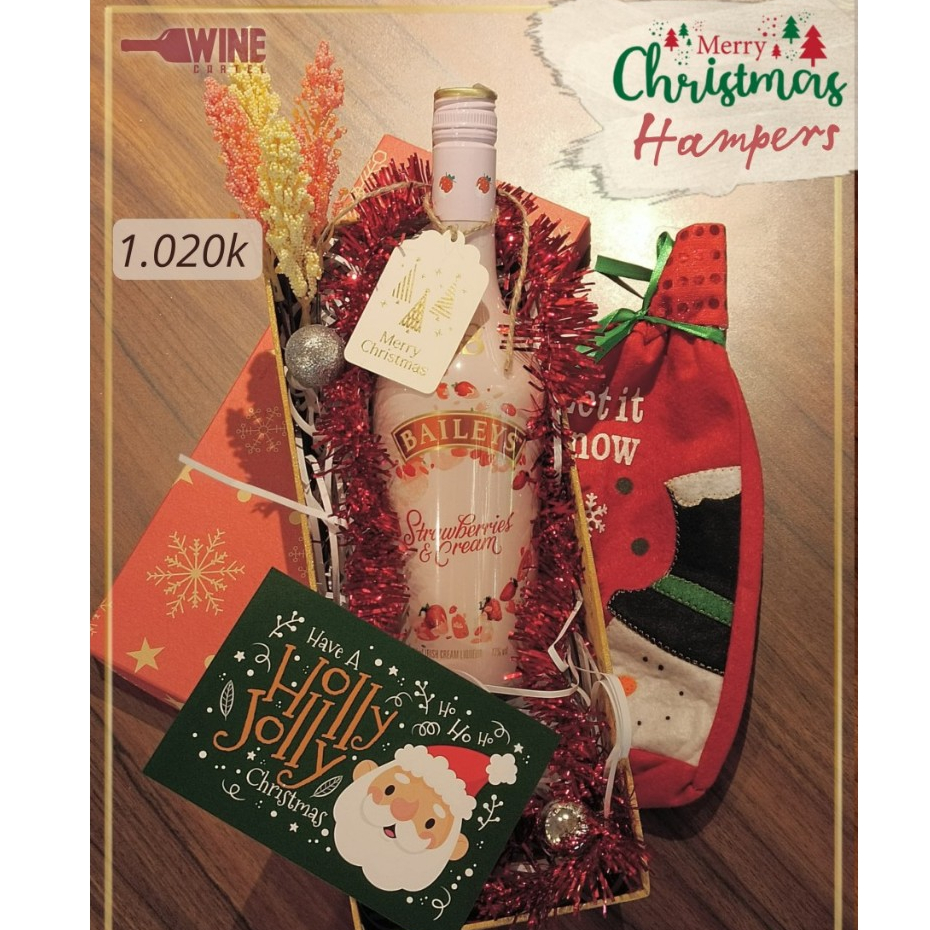 

Hampers LIQUEUR Baileys Strawberries and Cream Gift Set Natal Xmas