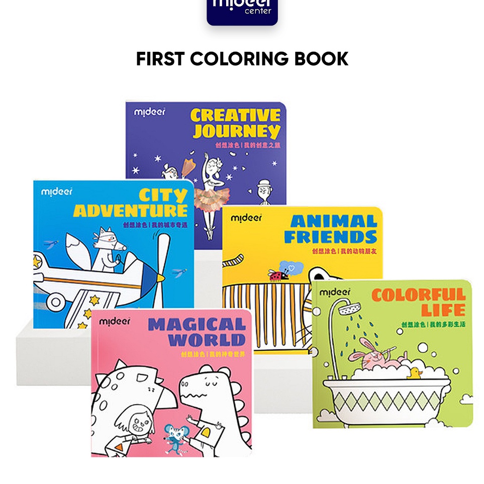 

KODE E14U Mideer First Coloring Book Mainan Edukasi Anak Buku Aktivitas Mewarnai Buku Gambar Anak