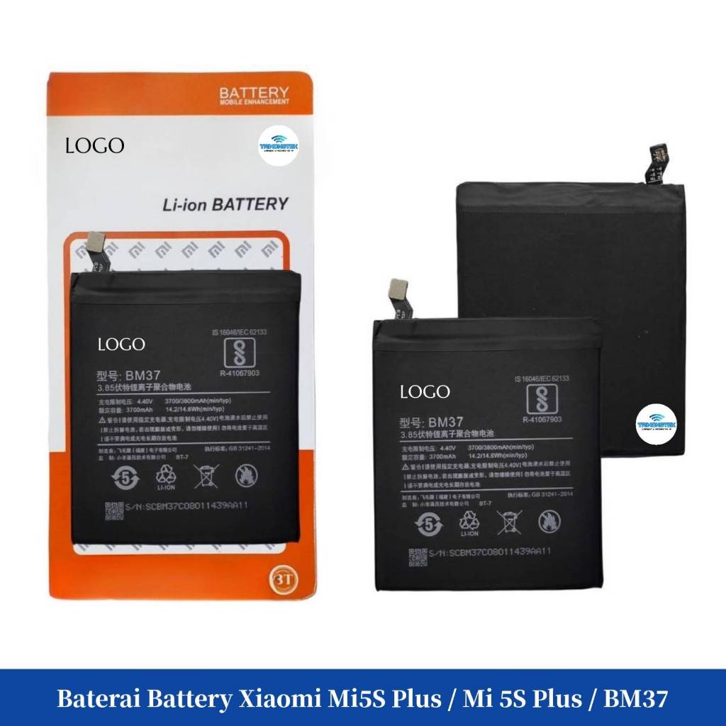Baterai Battery Xiaomi Mi5S Plus / Mi 5S Plus / BM37