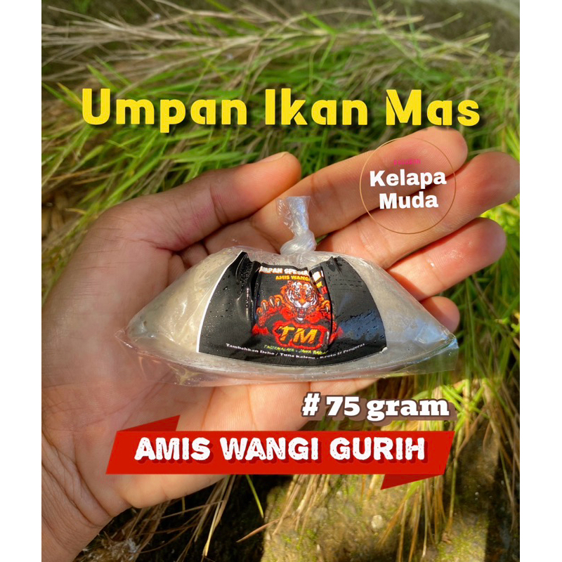 UMPAN  IKAN MAS AMIS WANGI KILO GEBRUS GALAPUNG AROMA KELAPA MUJAER SALMON Dll UMPAN IKANMAS GACOR