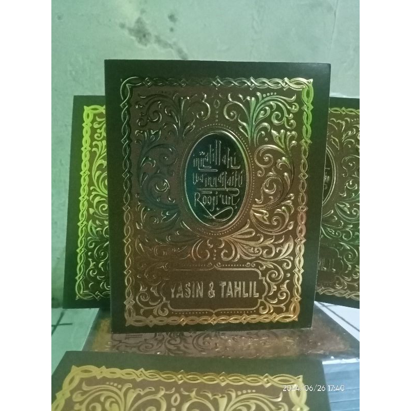 

buku Yasin dan tahlil 128 halaman