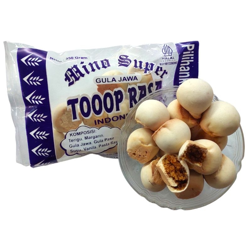 

Nopia Mino Super Gula Jawa Toop Rasa 350gr