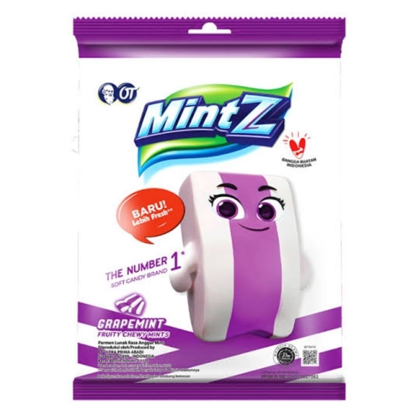 

Permen MintZ Grapemint Sak