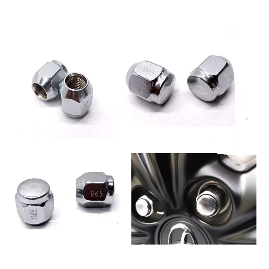 Mur Baut Roda Racing (Avanza-Xenia-Rush-Terios) Chrome. per= 1pcs