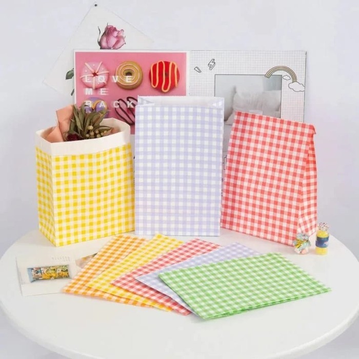 

(10pcs) Korean Paper Bag Pembungkus Kue Kering Sncak Bag Decor Bag Paperbag Kantong Kertas Gift Bag Pembungkus Kue Kering Aesthetic