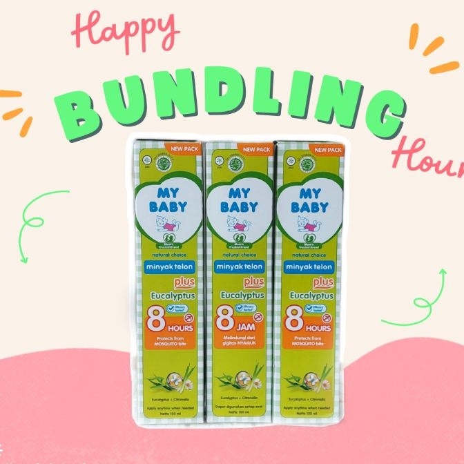 

Terbatas 3pcs Minyak Telon my baby