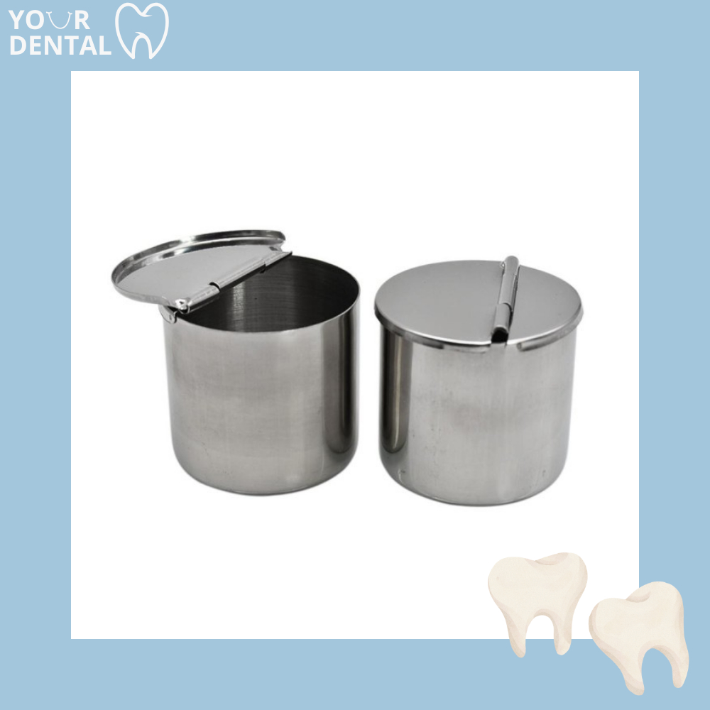 Dental Tempat Tampon Cotton Pellet Kassa 5cm Stainless Steel