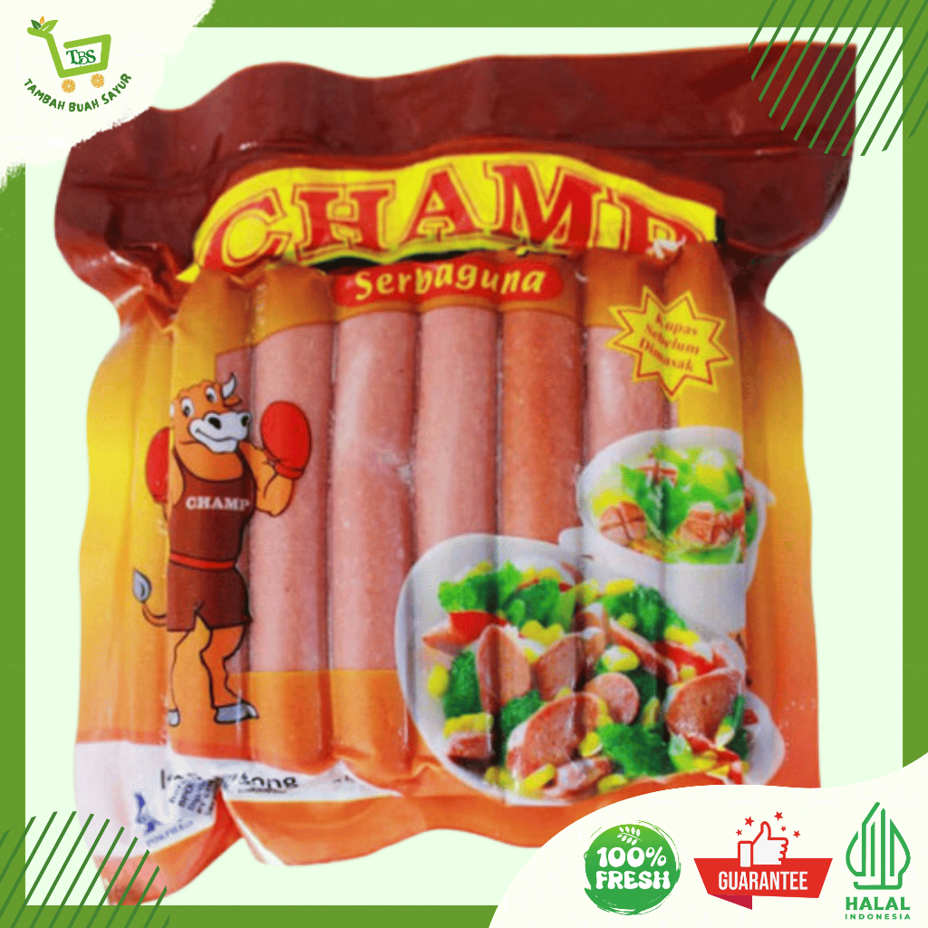 

CHAMP SOSIS SAPI SERBAGUNA 375 GR | Tambah Buah Sayur