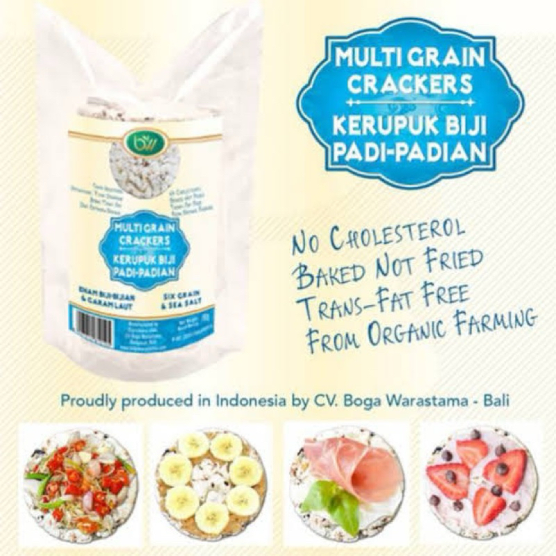 

BW MULTIGRAIN CRACKERS 80gr rasa PLAIN