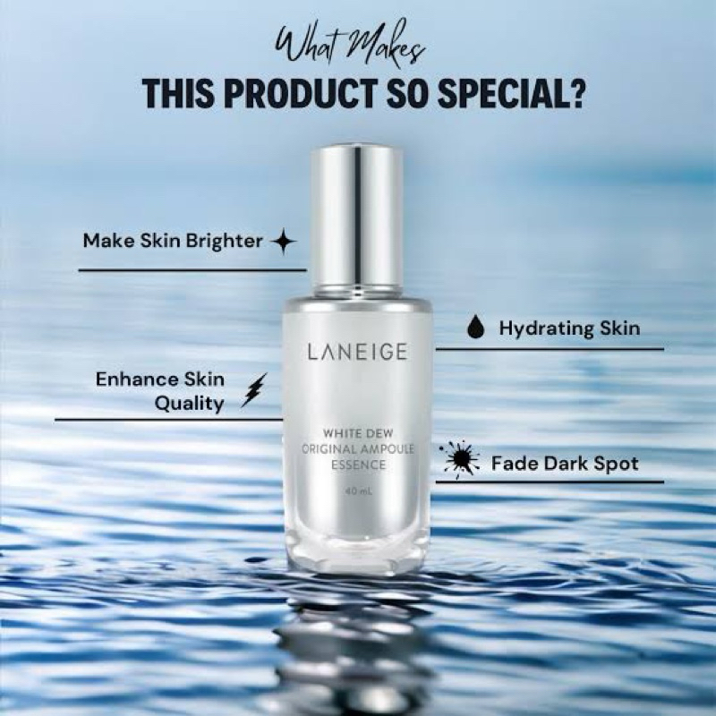 [PRELOVED] LANEIGE WHITE DEW ORIGINAL ESSENCE AMPOULE