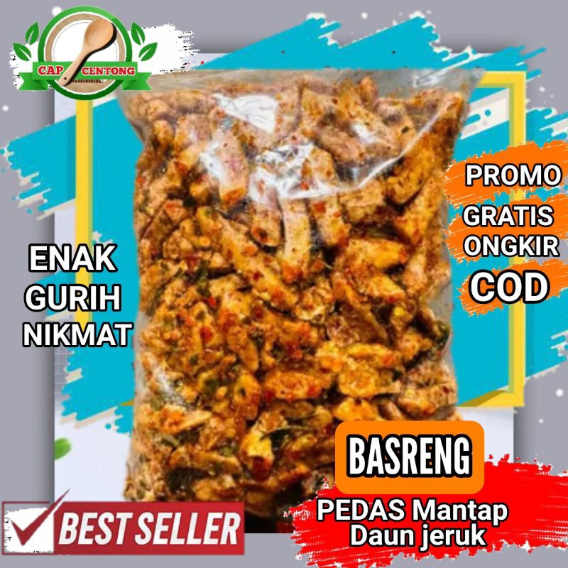 

Basreng Pedas Mantap / Basreng Original Mantap / Basreng Enak / Basreng Viral Kemasan 500gr
