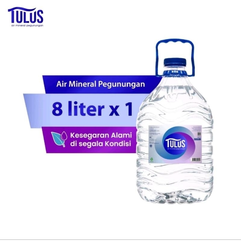 

Tulus Air Mineral Galon 8 L (Galon+Isi)