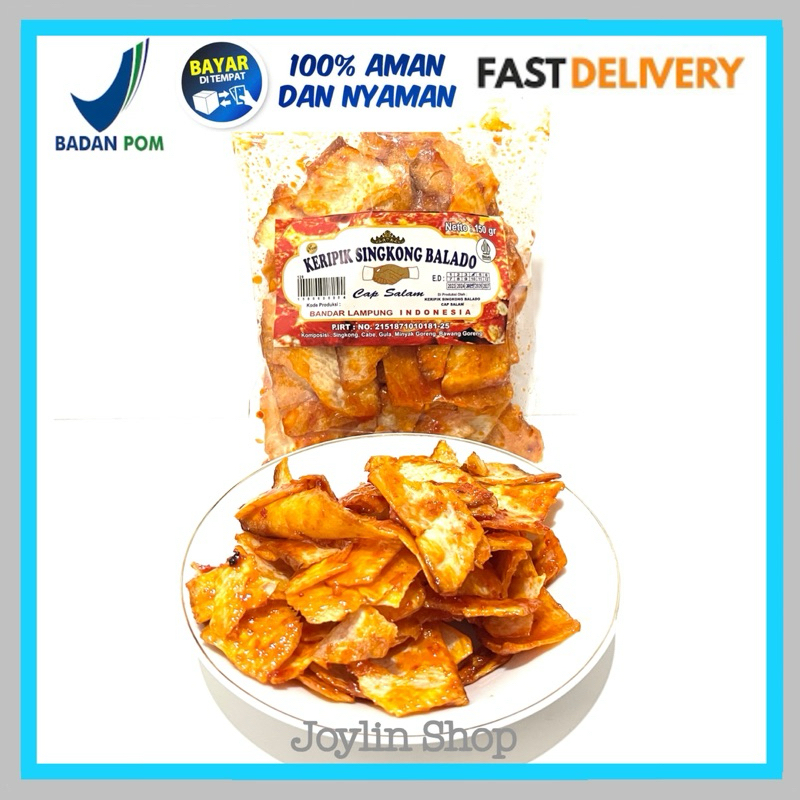 

Keripik Singkong Balado Cap Salam 150 Gram Asli Lampung