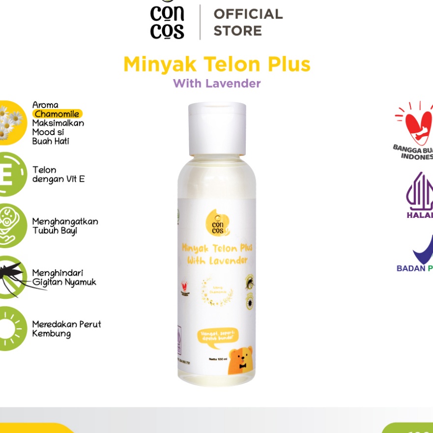 

Istimewa Concos Telon Plus 1 ml Aroma Chamomile Untuk Kulit Sensitif Anti Nyamuk
