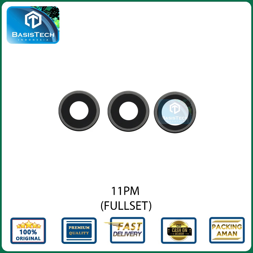 KACA KAMERA FOR IPHONE 11 PRO MAX FULLSET LENSA ORIGINAL